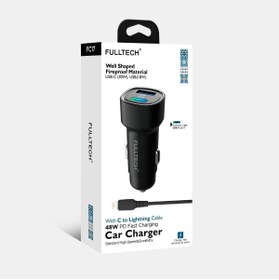 Resim Yussraw 48W araç çakmaklık hızlı şarj ip hone (PD 30waat) (USB 18Waat) 12/24V (Type-c giriş iphone çıkış ) 