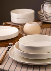 Resim Kütahya Porselen Bone Chef Taste Of 18 Parça 6 Kişilik Yemek Takımı 