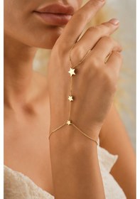 Resim Sefa Gold 14 Ayar Altın Üç Yıldız Şahmeransfgshmr05 Sarı 