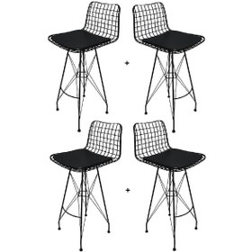 Resim Knsz masa sandalye takımı hem105zengin crdsyh 130*070 4 sandalye syhsyh 