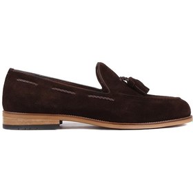 Resim Shoetyle - Kahverengi Süet Deri Erkek Klasik Ayakkabı 250-2350-801-kahverengi 