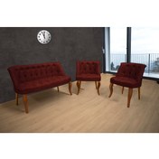Resim Armens Life Armens Çay Seti Koltuk Takımı, 2+1+1 Siyah Ayak klsz-cyst-syh-001 