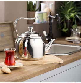 Resim Korkmaz Droppa 2.7 Lt Çaydanlık Çelik 