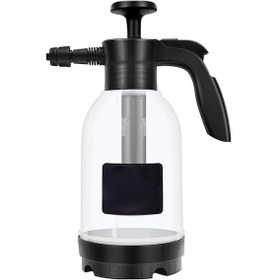 Resim Manuel Hava Basıncı Kar Köpük Püskürtücü, Araba Fanı Şeklinde Köpük Yıkama 2.0l Ev Araba Yıkama Bahçe 