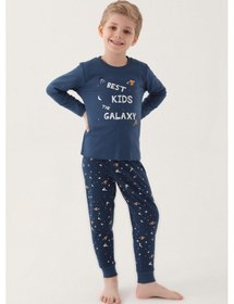 Resim Rolypoly Roly Poly 3177 Best Kids The Galaxy Erkek Çocuk Uzun Kol Pijama Takım 001 