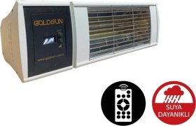 Resim Goldsun SUPRA PLUS GSS20P BEYAZ 2000 W UZAKTAN KUMANDALI DIŞ MEKAN ISITICI 