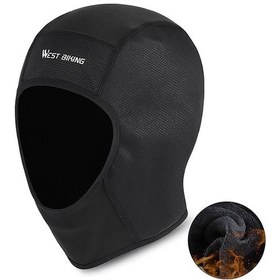 Resim Batı Bisiklet Yp0201257 Polar Kafatası Kap Rüzgar Geçirmez Termal Kış Eşarp Elastik Bisiklet Kask Astar Maske & Balaklava 53413468 
