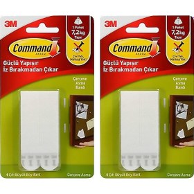 Resim 3m 17206 Command Büyük Boy Cırt Bant 2 Paket 