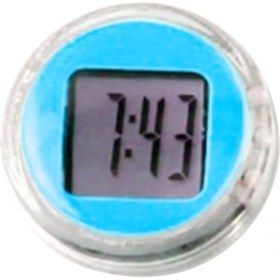 Resim Xifu Shop C Mavi Stil Su Geçirmez Mini Motosiklet Bisiklet Yapışkanlı Dijital Ekran Saat Ofis Dekor Motosiklet Aksesuarları (Yurt Dışından) 