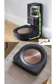 Resim iRobot Roomba Drmz En Güçlü Roomba İstasyonlu S9+Akıllı Robot Süpürge,0,6L,3300 mAh,Otomatik Temizleme+PerfectEdge 