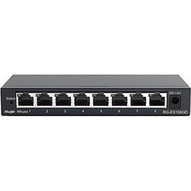 Resim REYEE RG-ES108D 8 PORT 10-100 SWİTCH METAL KASA 