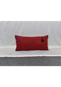 Resim Zehra Abla Halı Yeni El Dokuma Dekoratif Lumbar Kilim Kırlent Yastık Kılıfı 6638 Çok Renkli 