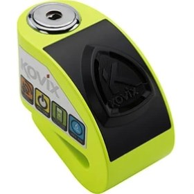 Resim Kovix Kd6 - Fg Alarmlı Disk Kilit Neon Sarı 