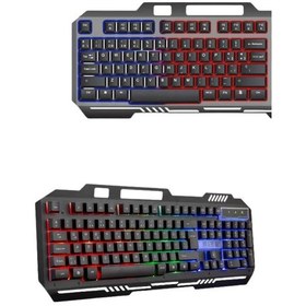 Resim Tek Gaming Oyuncu Klavyesi Led Aydınlatmalı Mekanik Hisli Najmaddin 