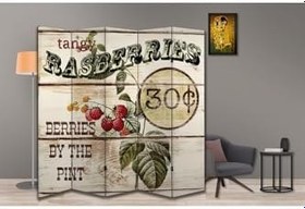 Resim Retro Özel Tasarım Paravan Room Divider PRV1258, 180 x 180 