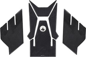 Resim 7 Parça BMW S1000XR 2023 ile Uyumlu Kaydırmaz Tank Pad - 6D Karbon | Çizilmeye Karşı Kalkan, Motosiklet Tank Pad | Üstün Kavrama - GC44 