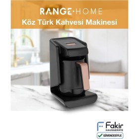 Resim Siyah Köz Blackrose Türk Kahve Makinesi ile Pratik Kahve Hazırlama Keyfi 