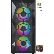 Resim Cachex RTX08 Ryzen 5 3600 32GB 1tb SSD 8 GB RTX3050 Oyuncu Masaüstü Bilgisayar 
