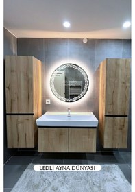 Resim Aydınlatmalı Banyo Aynası Net Görüş Beyaz 70 Cm Diğer 