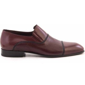 Resim Mocassini Gold Erkek Klasik Ayakkabı 6198 Bordo 