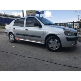 Resim Renault Clio 2 Sedan Marşpiyel Takımı(Plastik) Parlak Siyah 