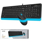 Resim A4 Tech F1010 Kablolu Q Klavye Mouse Set 