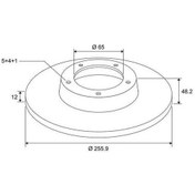 Resim Esse Oto - Caddy-golf5-golf6-jetta-a3-leon Fren Diski Arka Takım Fiyat 04-13 Val 186833 1k0615601l 