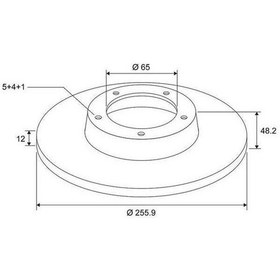 Resim Esse Oto - Caddy-golf5-golf6-jetta-a3-leon Fren Diski Arka Takım Fiyat 04-13 Val 186833 1k0615601l 