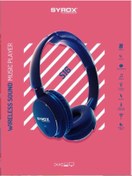 Resim Syrox J-80 As16 Pembe Kulaküstü Kablosuz Bluetooth Kulaklık Hafıza Kartı Girişli S16 Rosegold 