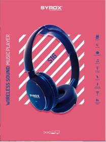 Resim Syrox J-80 As16 Pembe Kulaküstü Kablosuz Bluetooth Kulaklık Hafıza Kartı Girişli S16 Rosegold 