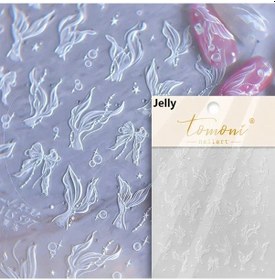 Resim Denizyıldızı Japon Balığı Denizanası Denizatı Kabarcıklar Kabuklu Okyanus Gevrek Balina Sazan Yapışkanlı Nail Art Etiketler Manikür Çıkartmaları Plum 