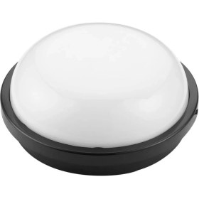 Resim Hype Store 15W Artos Siyah LED Nem Su Geçirmez Banyo Bahçe Balkon Modern Tavan Duvar Lambası Beyaz Işık 6500K I 