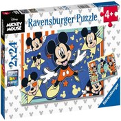 Resim Ravensburger 2x24 Parça Puzzle Walt Disney Film 055784 