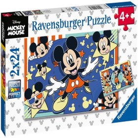 Resim Ravensburger 2x24 Parça Puzzle Walt Disney Film 055784 