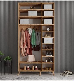 Resim Açelya Portmanto Vestiyer Çam Beyaz 135 cmM5 