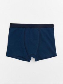 Resim LC Waikiki Lacivert Baskılı Erkek Çocuk 3'lü Boxer 