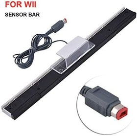 Resim Wii Sensör Çubuğu, Nintendo için Kablolu Kızılötesi IR Sinyal Ray Sensör Çubuğu Alıcısı 
