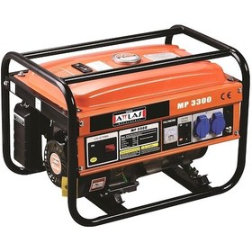 Resim Atlas MP3300 2500 W 6.5 Hp Benzinli Monofaze Jeneratör 