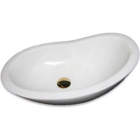 Resim Mym Kristal Beyaz Gondol Dizayn Lavabo 