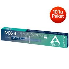 Resim Arctic MX-4 Yüksek Performanslı 4GR Termal Macun 10’lu Paket (AR-ACTCP00002B) 