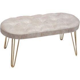 Resim Zem Louca Bench Cream Gold 