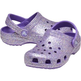 Resim Crocs Classic Fantasy Glitter Clog Kız Çocuk Mor Terlik 
