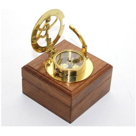 Resim Larimar Ahşap Kutulu Pusula Model 10 - 9054186117367lmr 