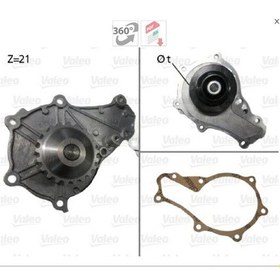 Resim Valeo 506714 Devirdaim Su Pompasi P206 P207 P307 C1 C2 C3 