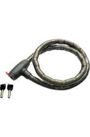 Resim Wert 2635 Zincirli Esnek Pvc Kaplı Bisiklet - Motosiklet Kilidi - 125 cm 