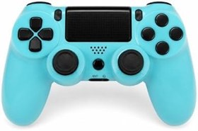 Resim Çeşithane Doubleshock 4 Kablosuz Oyun Kolu - PS4 / PC/Android Uyumlu, Bluetooth Gamepad, Titreşimli, Touchpad & Gyro Sensörlü Kontrolcü (Turkuaz) 