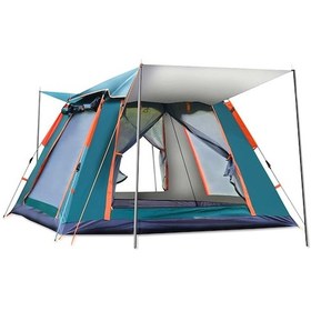 Resim Fıscher Sg 888 8 Kişilik Tenteli Otomatik Çadır Mavi 