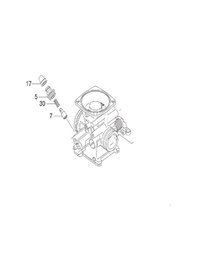 Resim Modenas Gt135 Jikle Üst Somun 5 Nolu Parça 