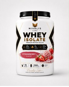 Resim NIVALIS LABS Whey Isolate Premium Protein Isolate Çilek Aromalı 2100g 70 Servis 