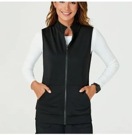 Resim Willowhaven Siyah Xxl Makinada Yıkanabilir Stil İş Yeleği Cebi Pratik Tüm Mevsim İş Kıyafeti Siyah 